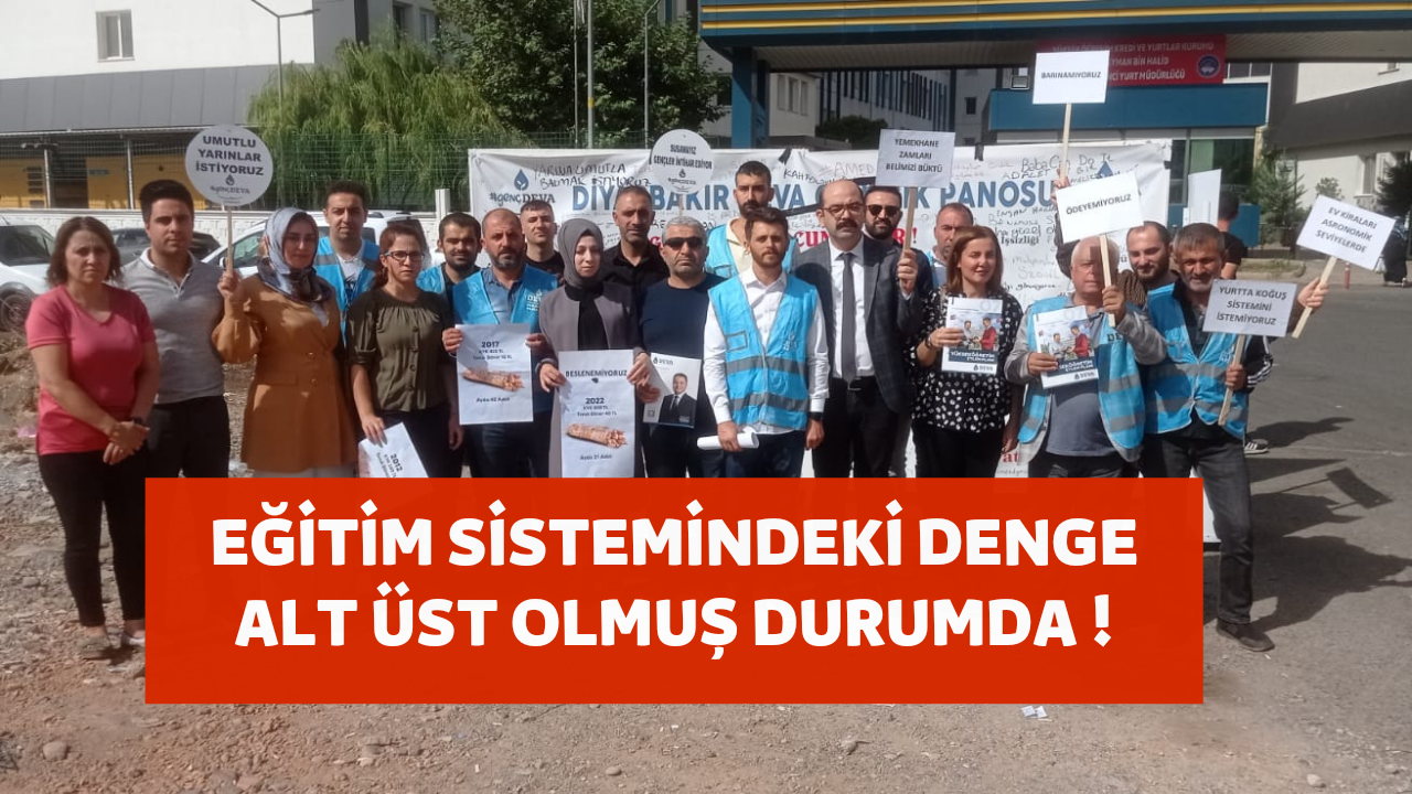 DEVA Diyarbakır : Hükümet öğrencilere günlük 1 adet döneri layık görmüyor !