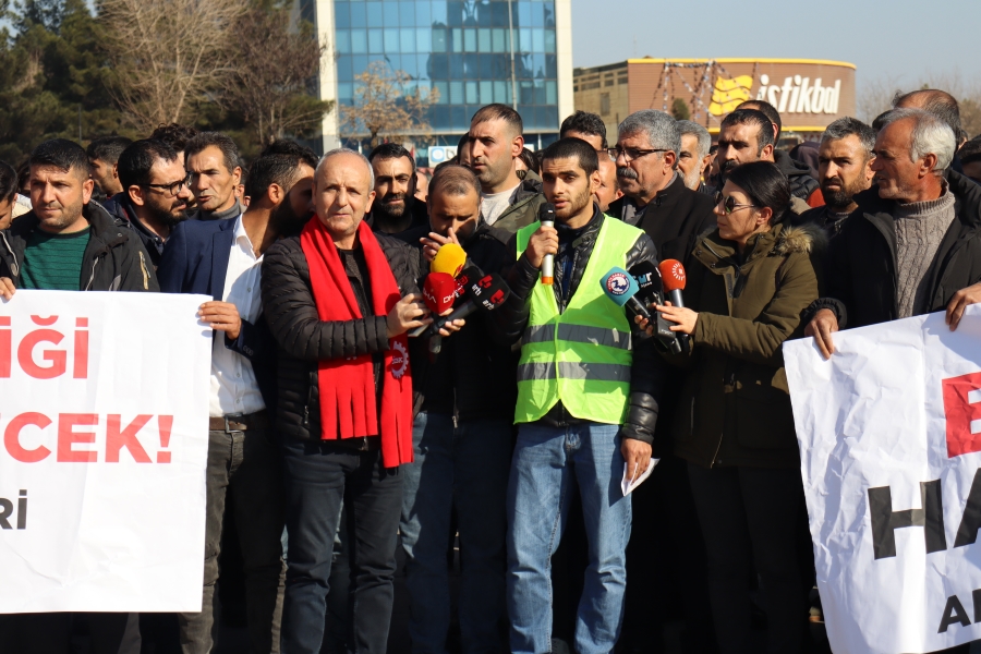 VİDEO - Diyarbakır İnşaat işçileri : Aldığımız ücret ile geçinemiyoruz