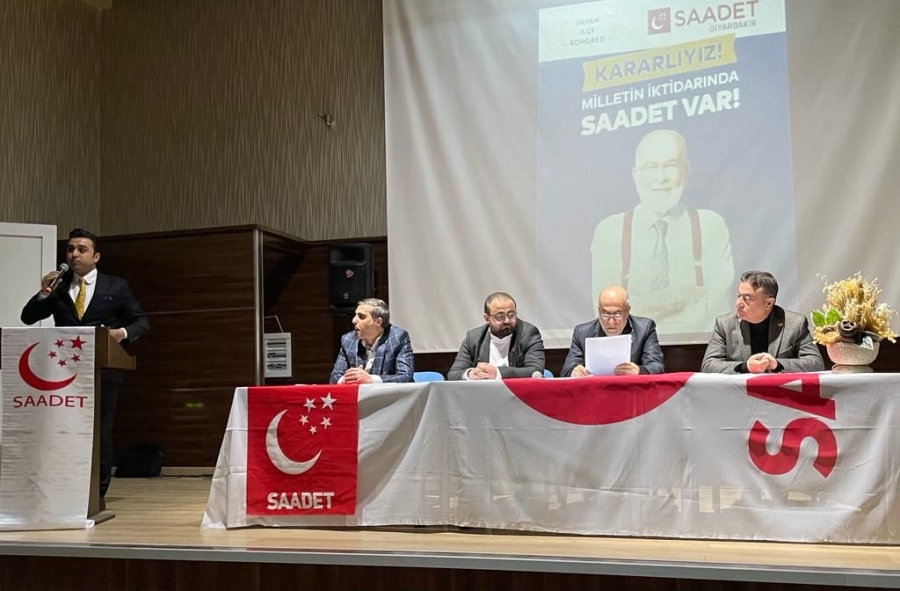 Saadet Partisi Silvan İlçe kongresini gerçekleştirdi 