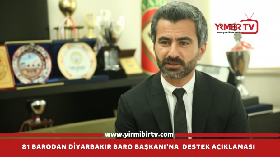 81 barodan Diyarbakır Baro Başkanı