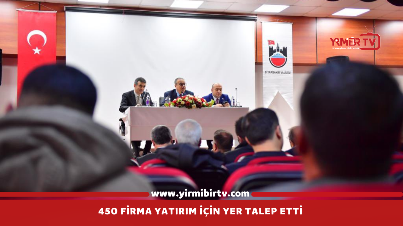 Diyarbakır Valisi Su :450 firma fabrika açmak için yer talep etti