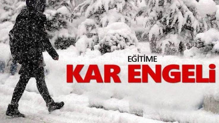 5 kentte eğitime kar tatili