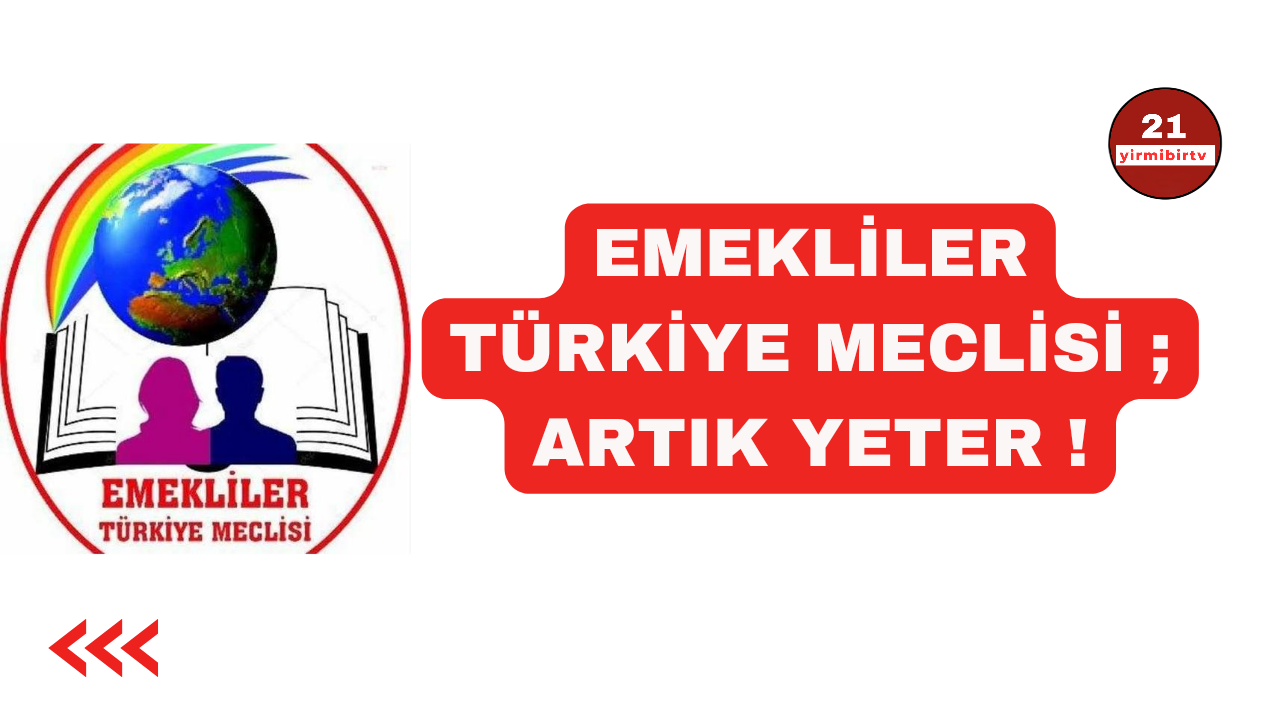 Emekliler Türkiye Meclisi : BIKTIK !