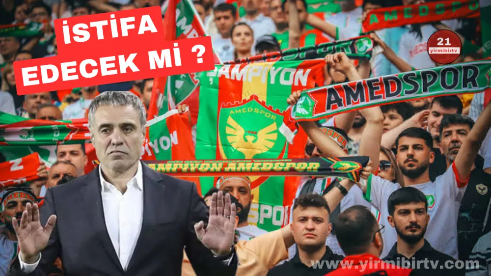 Amedspor Fark Yedi : Ersun Yanal İstifa !