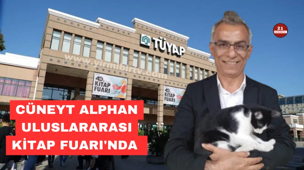 Diyarbakırlı Gazeteci ve Yazar Cüneyt Alphan 41. Tüyap Kitap Fuarında 