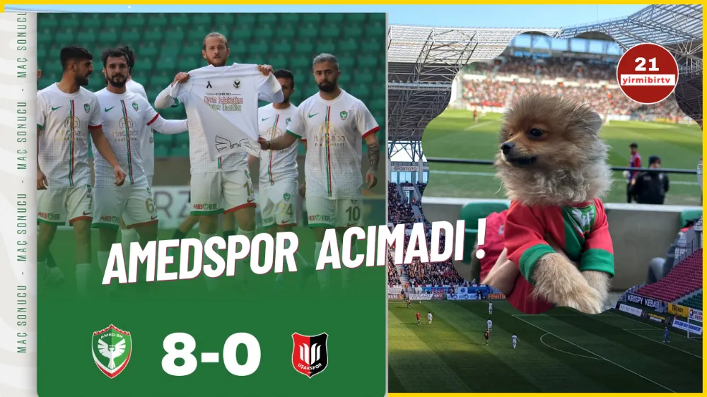 Amedspor yağmur gibi yağdı!