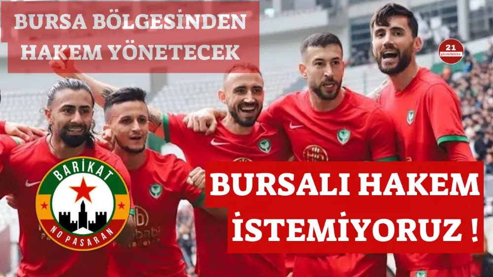 Amedspor maçına kafa karıştıran hakem ataması ! 