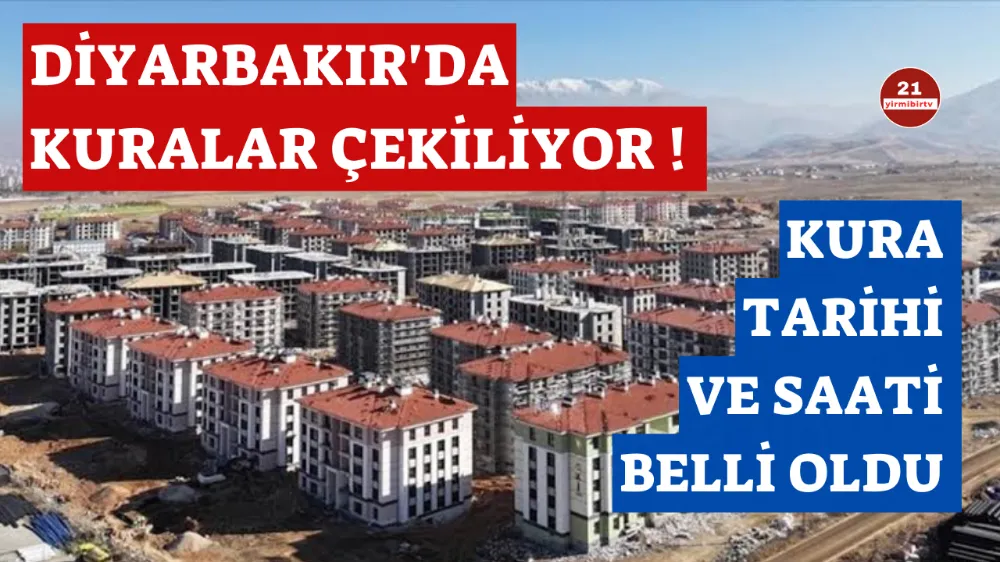 AFAD, Diyarbakır TOKİ için Kura tarihini açıkladı  