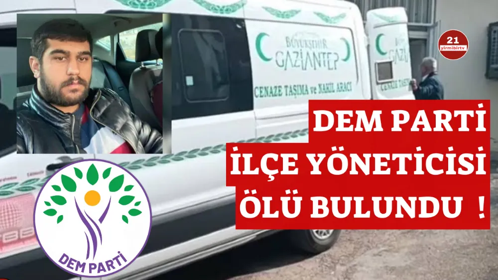 DEM Partili yönetici öldürülmüş halde bulundu 