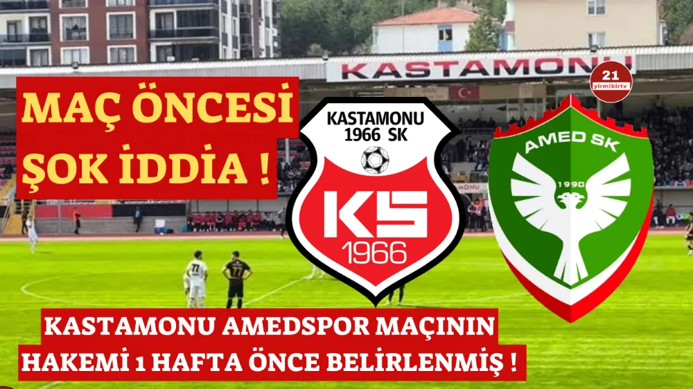 Kastamonu Amedspor maçı öncesi skandal iddia !