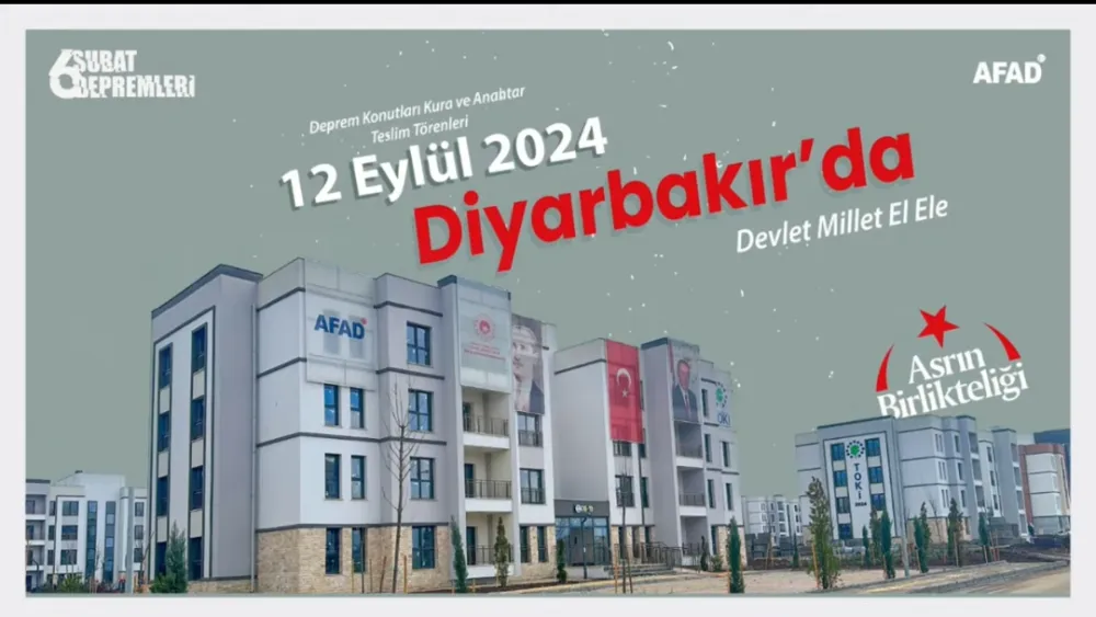 Diyarbakır Deprem Konutları Kuraları çekildi