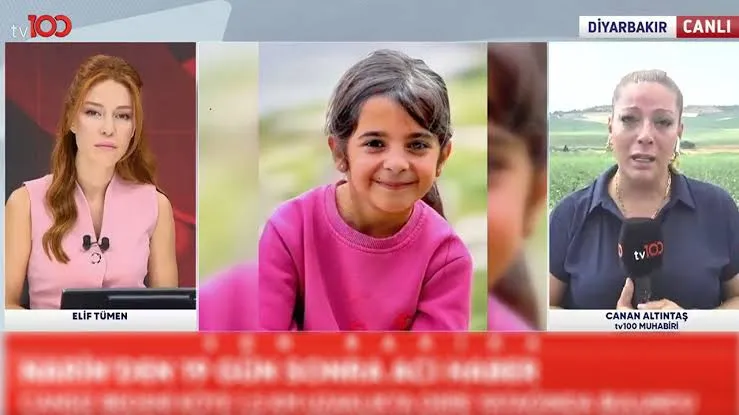 TV100 Diyarbakır Temsilcisi Canan Altıntaş, Narin’ın Ölüm Haberini Gözyaşları İçinde Duyurdu