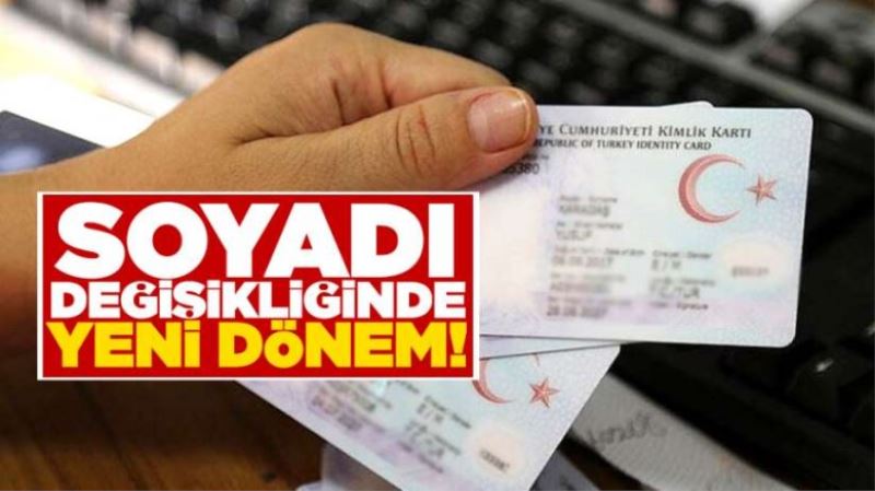 300 bin kişi soyadını değiştirdi... Başvurular e-devlet