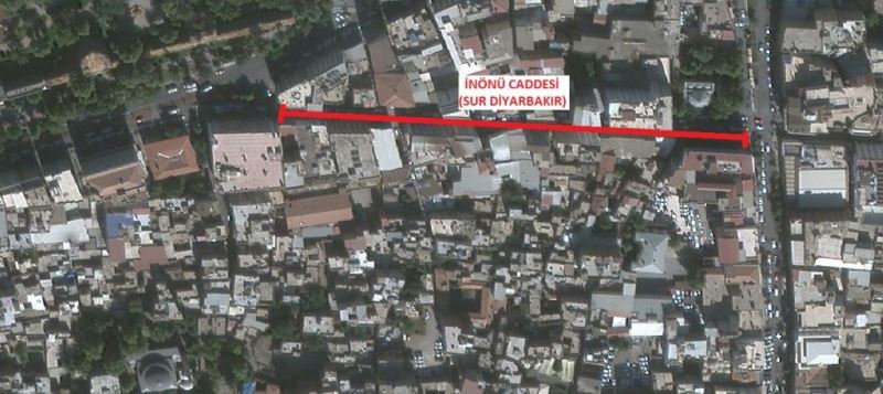 İnönü Caddesi sokak sağlıklaştırma çalışmaları nedeniyle kısmi araç trafiğine kapatılacak