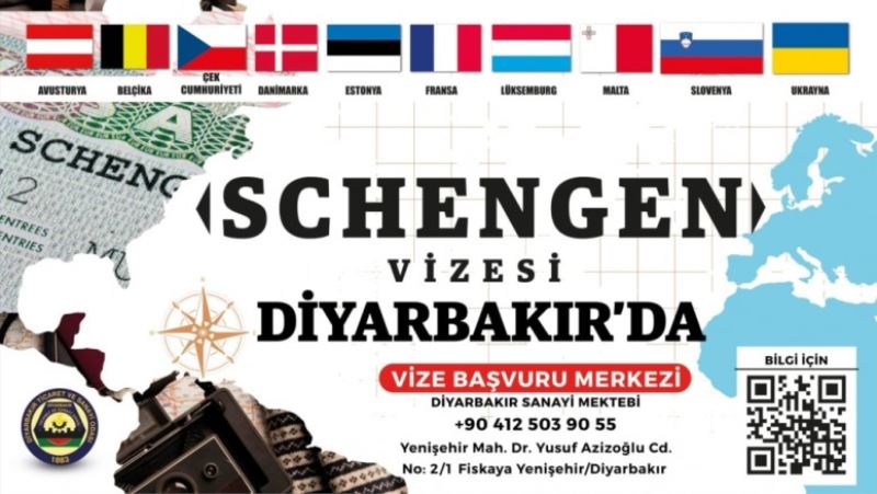 Schengen Vizesi artık Diyarbakır